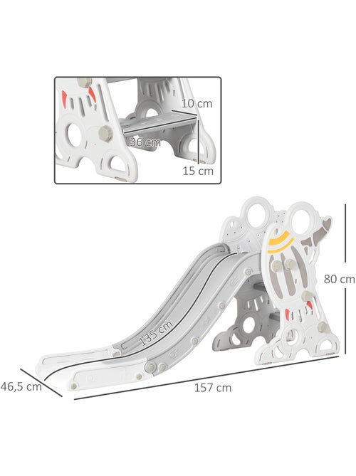 Toboggan enfant 18-36 mois design fusée - usage intérieur - Kiabi Toboggan enfant 18-36 mois design fusée - usage intérieur - Kiabi