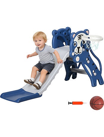 Toboggan enfant panier basket design tigre 18-36 mois accessoires inclus