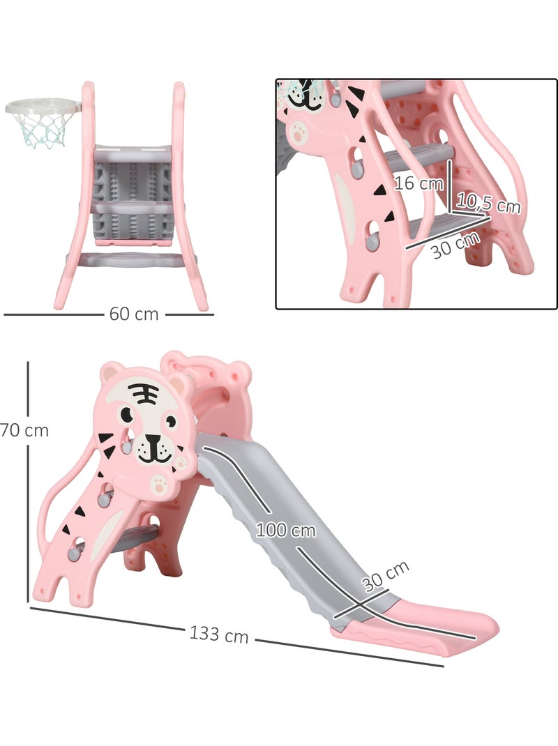 Toboggan enfant panier basket design tigre 18-36 mois accessoires inclus Rose - Kiabi