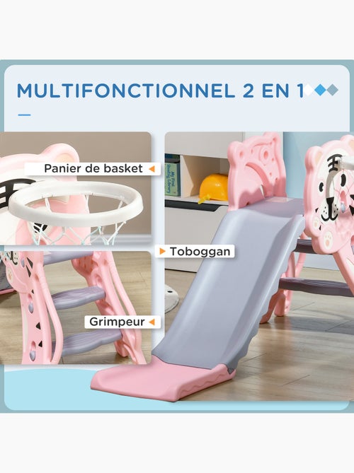 Toboggan enfant panier basket design tigre 18-36 mois accessoires inclus - Kiabi Toboggan enfant panier basket design tigre 18-36 mois accessoires inclus - Kiabi
