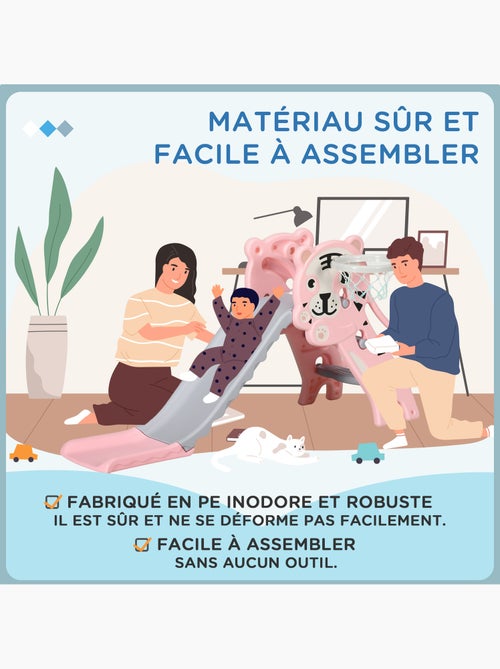 Toboggan enfant panier basket design tigre 18-36 mois accessoires inclus - Kiabi Toboggan enfant panier basket design tigre 18-36 mois accessoires inclus - Kiabi