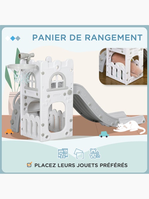 Toboggan pour enfant multifonction hdpe - Kiabi Toboggan pour enfant multifonction hdpe - Kiabi