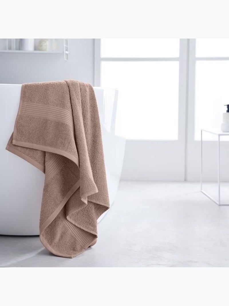 TODAY Essential - Drap de bain 70 x 130 cm - 100% Coton - Rose Des Sables Rose - Kiabi