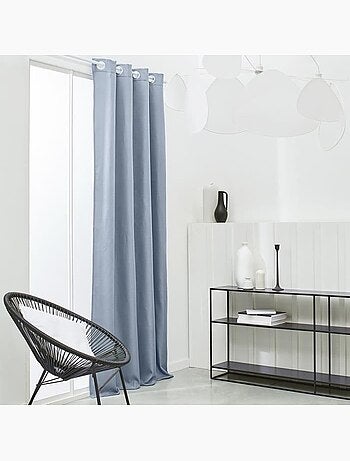 Today rideau isolant thermique essential uni - 140 x 240 cm - denim
