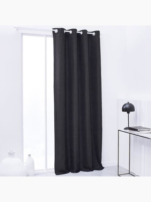 Today rideau isolant thermique essential uni - 140 x 240 cm - fusain - Kiabi