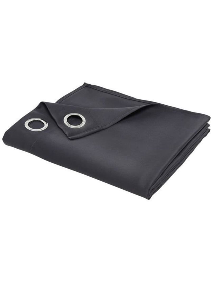Today rideau isolant thermique essential uni - 140 x 240 cm - fusain Gris - Kiabi