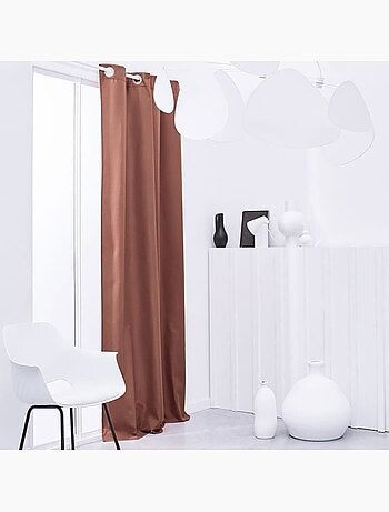 TODAY Rideau Isolant Thermique Essential Uni - 140 x 240 cm - Terracotta