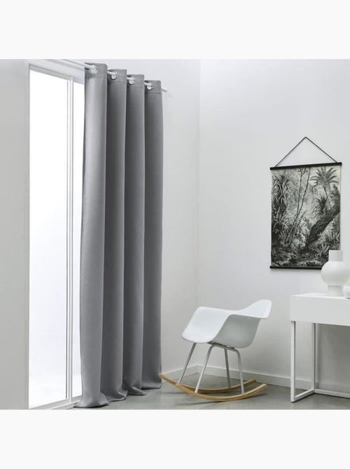 TODAY Rideau Occultant Essential Uni - 140 x 240 cm - Gris - Kiabi