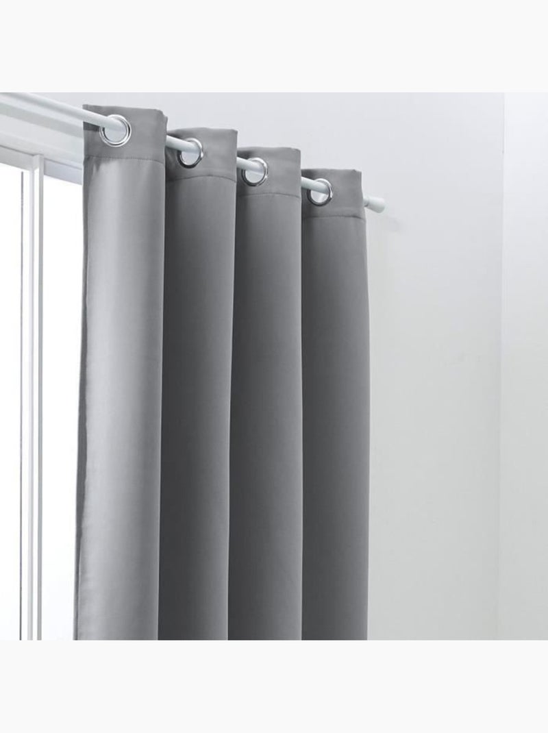 TODAY Rideau Occultant Essential Uni - 140 x 240 cm - Gris Gris - Kiabi