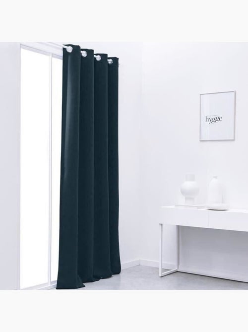 Today rideau occultant essential uni - 140 x 240 cm - paon - Kiabi