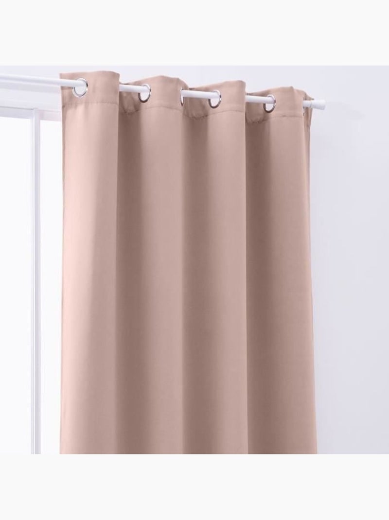 TODAY Rideau Occultant Essential Uni - 140 x 240 cm - Rose des Sables Rose - Kiabi