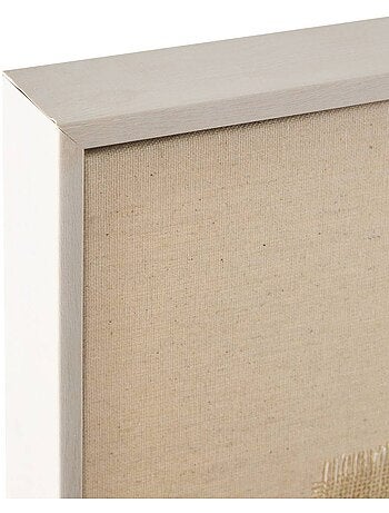 Toile 3d en lin motifs en relief celio