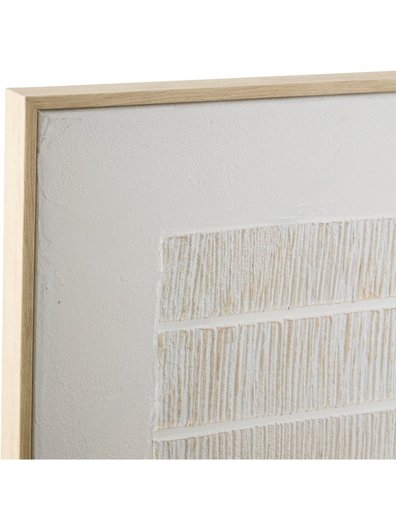 Toile 3D grand format 100cm MORENS Blanc - Kiabi