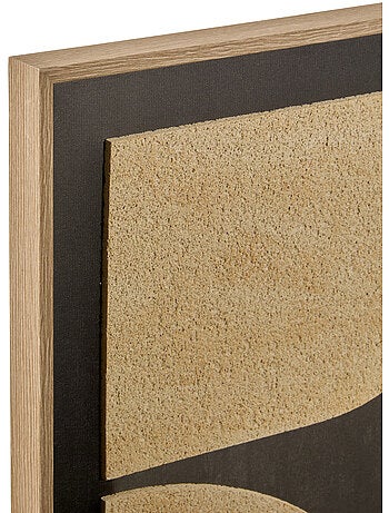 Toile 3D motifs abstraits en relief ANOUK