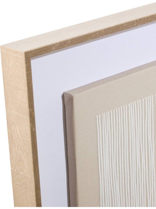 Toile 3D motifs abstraits en relief DONOVAN - Kiabi