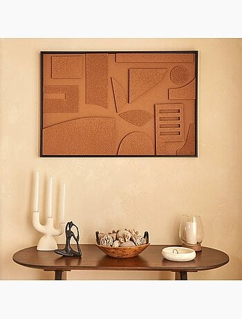 Toile 3d motifs abstraits en relief jilani