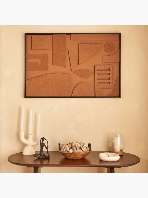 Toile 3D motifs abstraits en relief JILANI - Kiabi