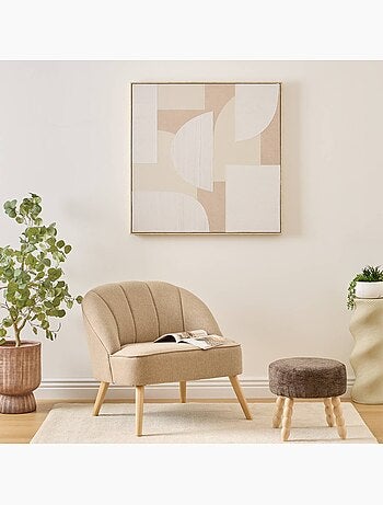 Toile 3D motifs abstraits relief BHAVIK