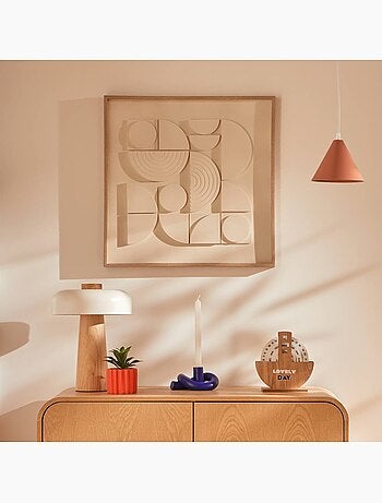 Toile 3d motifs abstraits relief catalina