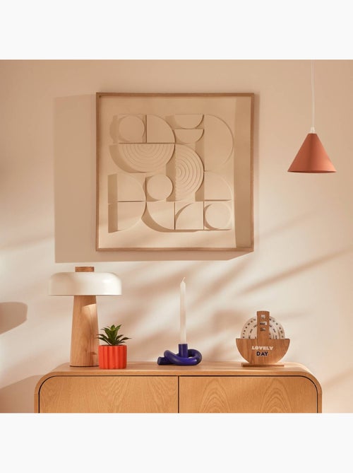 Toile 3D motifs abstraits relief CATALINA - Kiabi