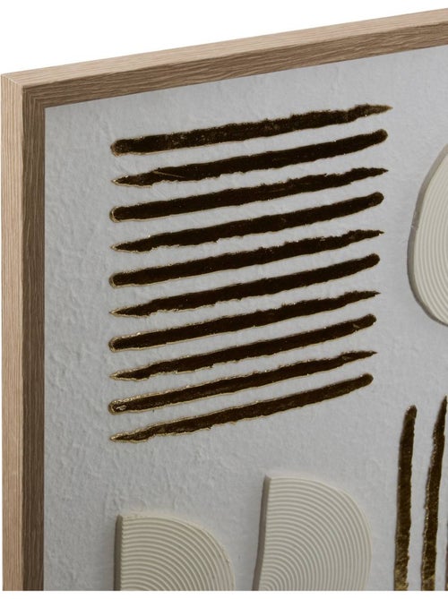 Toile 3D motifs géométriques en relief NOURANE - Kiabi