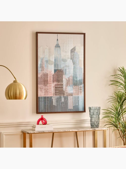 Toile 3D rectangulaire en pin JUAN - Kiabi