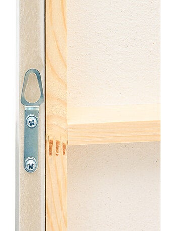 Toile 3D rectangulaire en pin WONDA