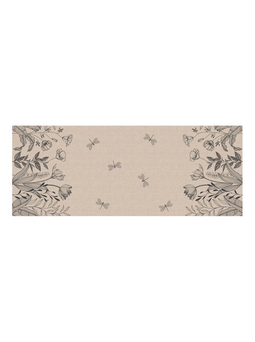 Toile cirée  - Effet textile fleuri - Kiabi