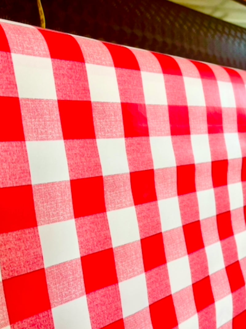 Toile cirée Imprimée Vichy Au mêtre Rouge - Kiabi