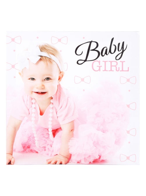 Toile décorative enfant motif baby girl - Kiabi