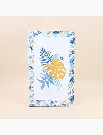 Toile décorative feuillage 50x30cm