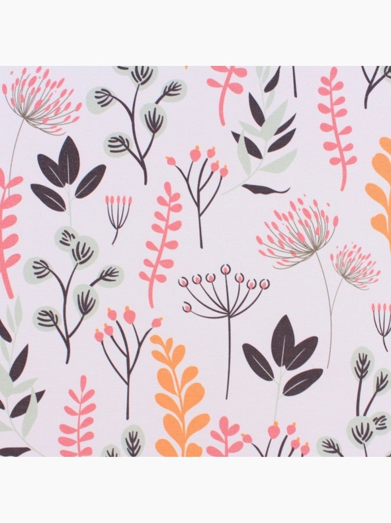 Toile décorative fleurie 60x40cm Blanc - Kiabi