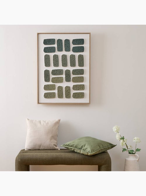 Toile en relief abstraite ALADJI - Kiabi