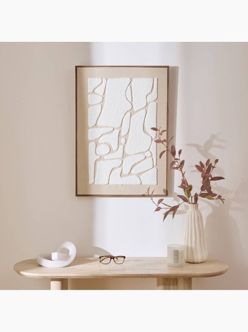 Toile en relief abstraite ZIAD - Kiabi