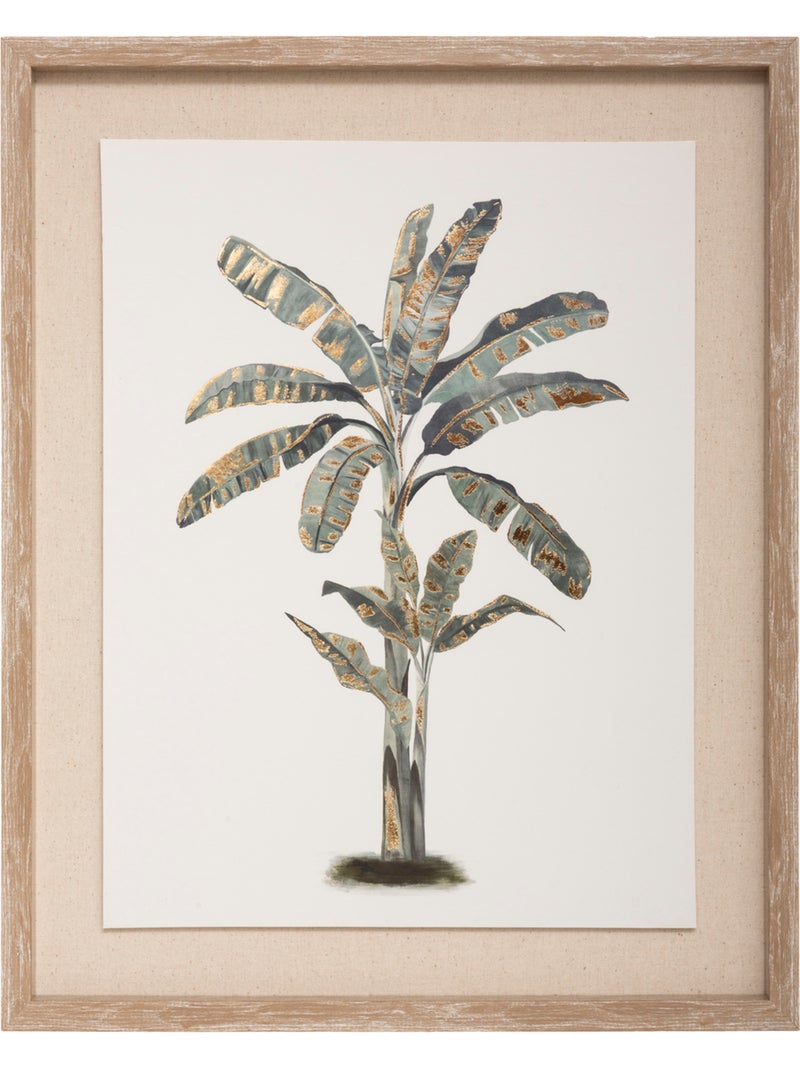 Toile encadrée "Arbre" 40x50cm Multicolore - Kiabi