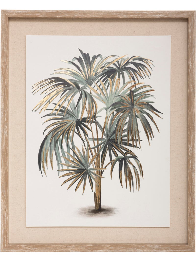 Toile encadrée "Arbre" 40x50cm Vert - Kiabi