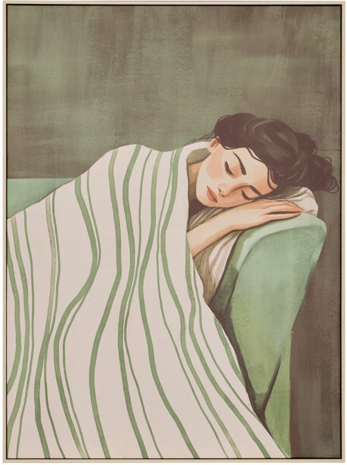 Toile encadrée carrée MONA - Kiabi