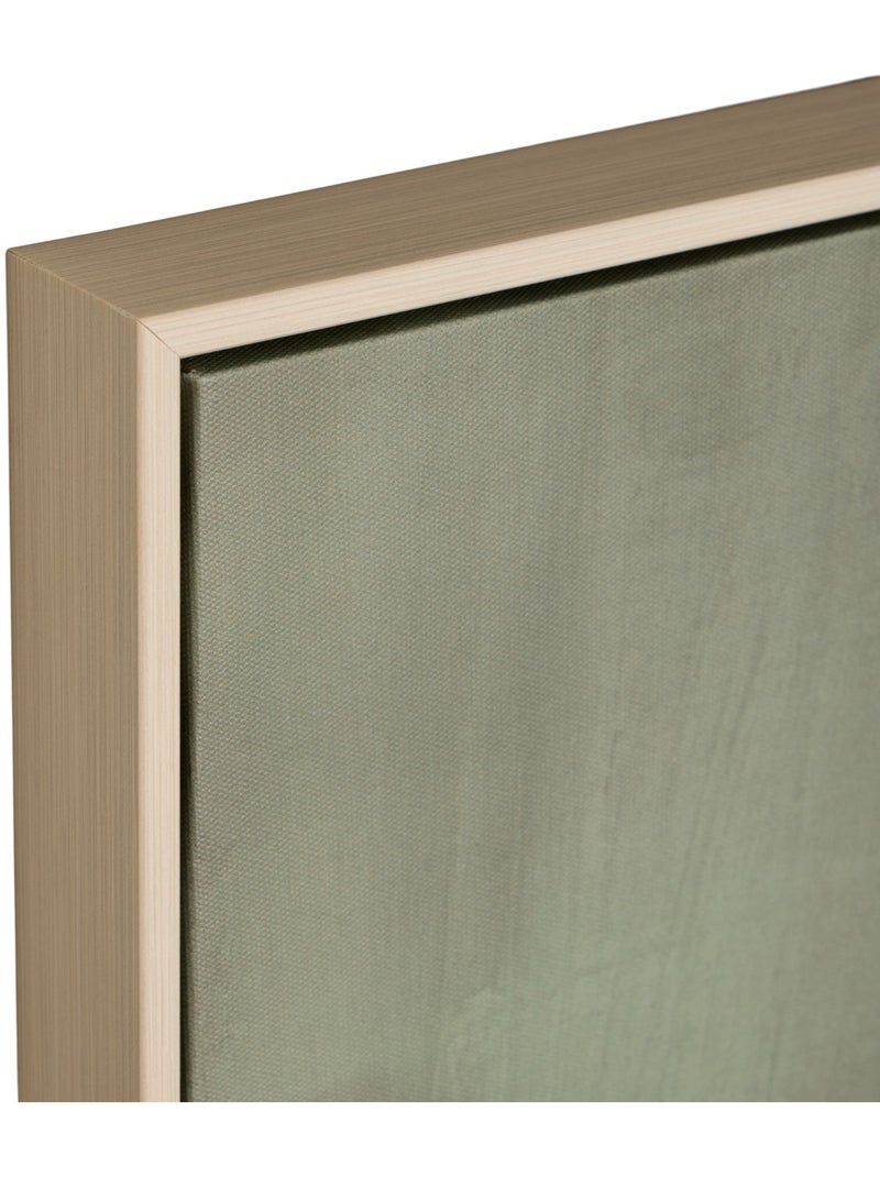 Toile encadrée Mona carré 58x78cm vert Vert - Kiabi