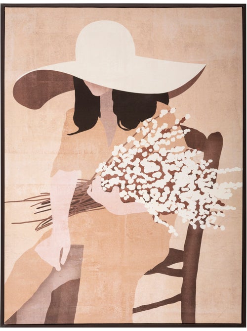 Toile encadrée "Portrait" 58x78cm - Kiabi Toile encadrée "Portrait" 58x78cm - Kiabi
