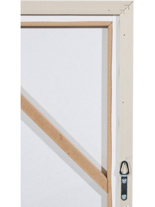 Toile imprimée abstraite dorée STAN - Kiabi