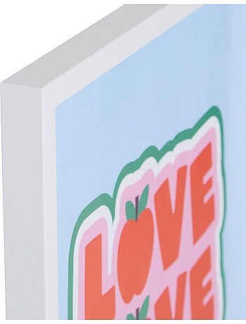 Toile imprimée avec cadre CHA CHA POP