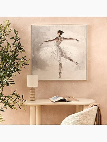 Toile imprimée danseuse détails brillants VIVI