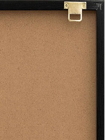 Toile imprimée encadrée à effet alu NEW YORK