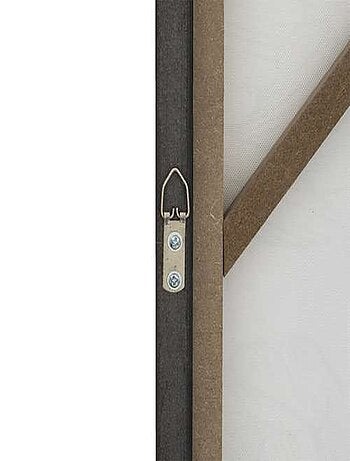 Toile imprimée encadrée Bouddha effet alu