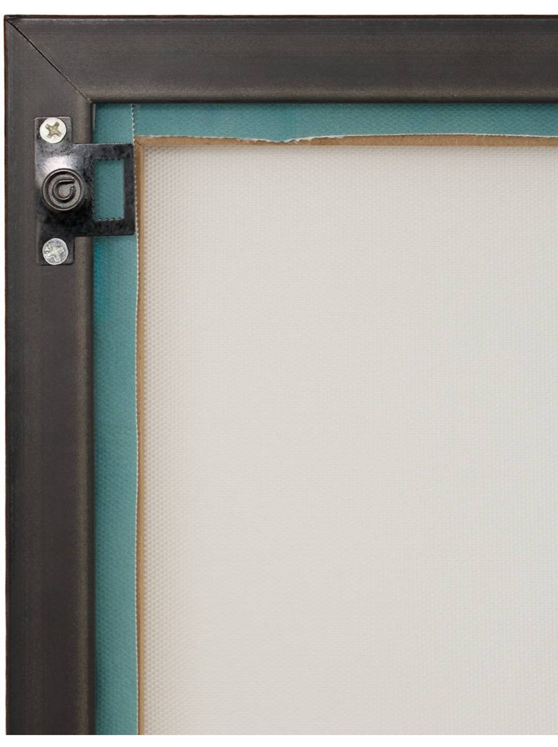 Toile imprimée encadrée carrée homy Multicolore - Kiabi