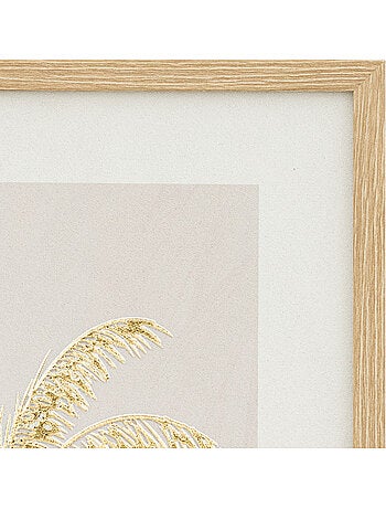 Toile imprimée encadrée dorée MELINDA