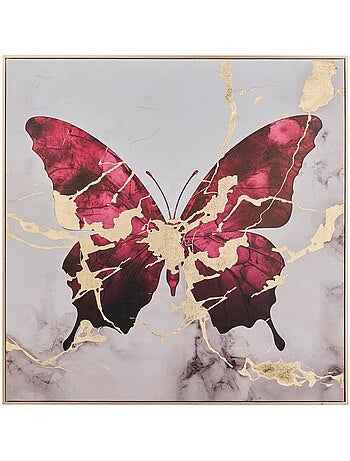 Toile imprimée encadrée hilo 60x60cm