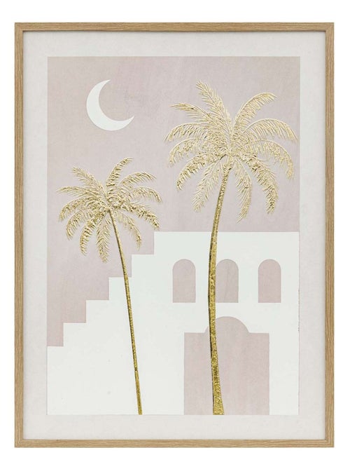 Toile imprimée encadrée MEDINA - Kiabi