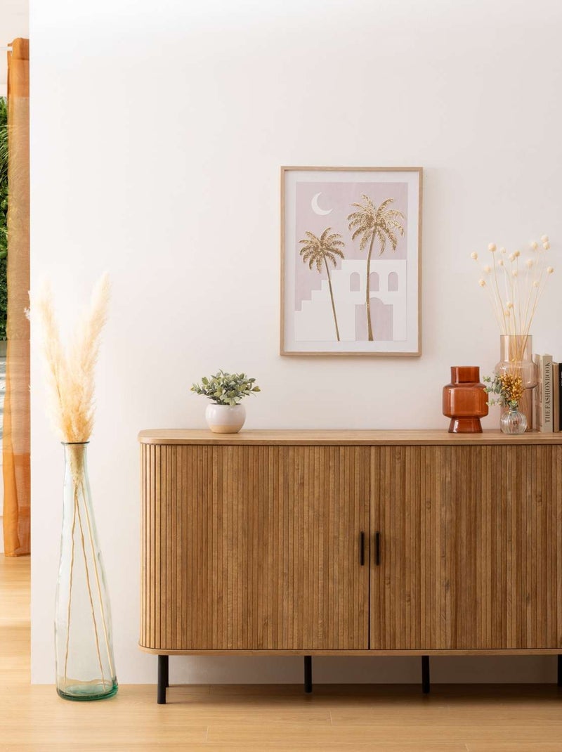 Toile imprimée encadrée MEDINA Beige - Kiabi