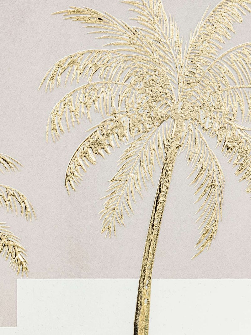 Toile imprimée encadrée MELINDA Beige - Kiabi